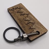 handmade mountains keyrings