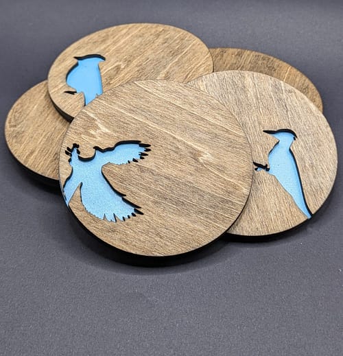 Birds Wood Coasters - Image 4