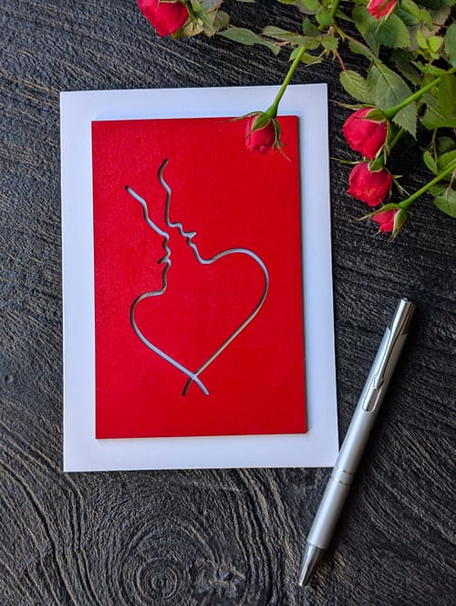 Laser-Cut Valentine's Day Cards