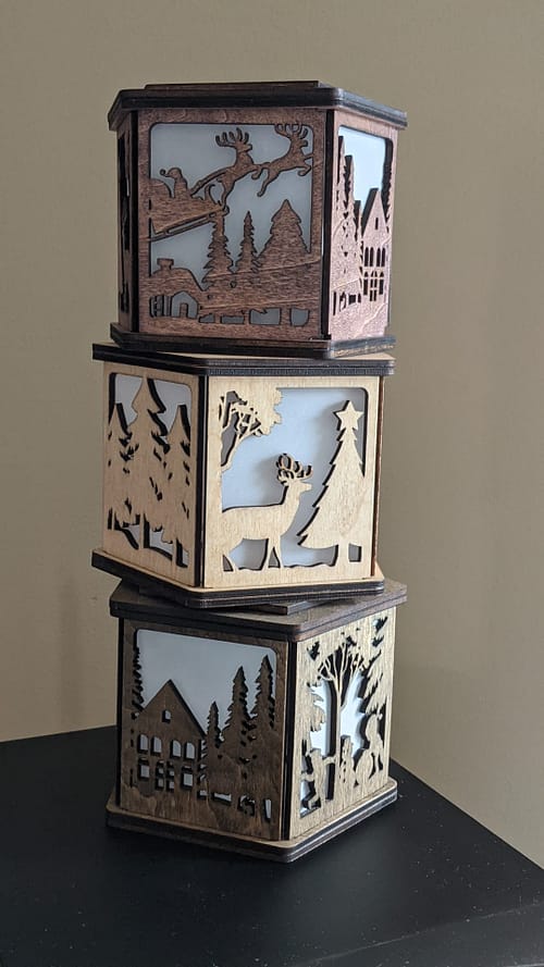 Wood Lanterns - Image 2