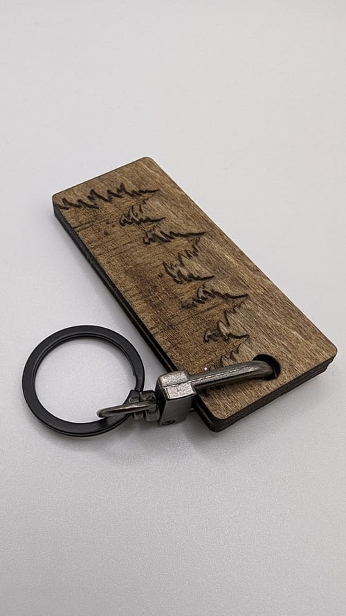 handmade mountains keyrings